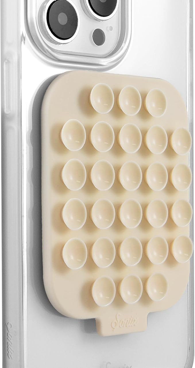 Sonix | Magnetic Silicone Suction Cup Phone Mount for iPhone | Compatible with MagSafe | Off Whit... | Amazon (US)