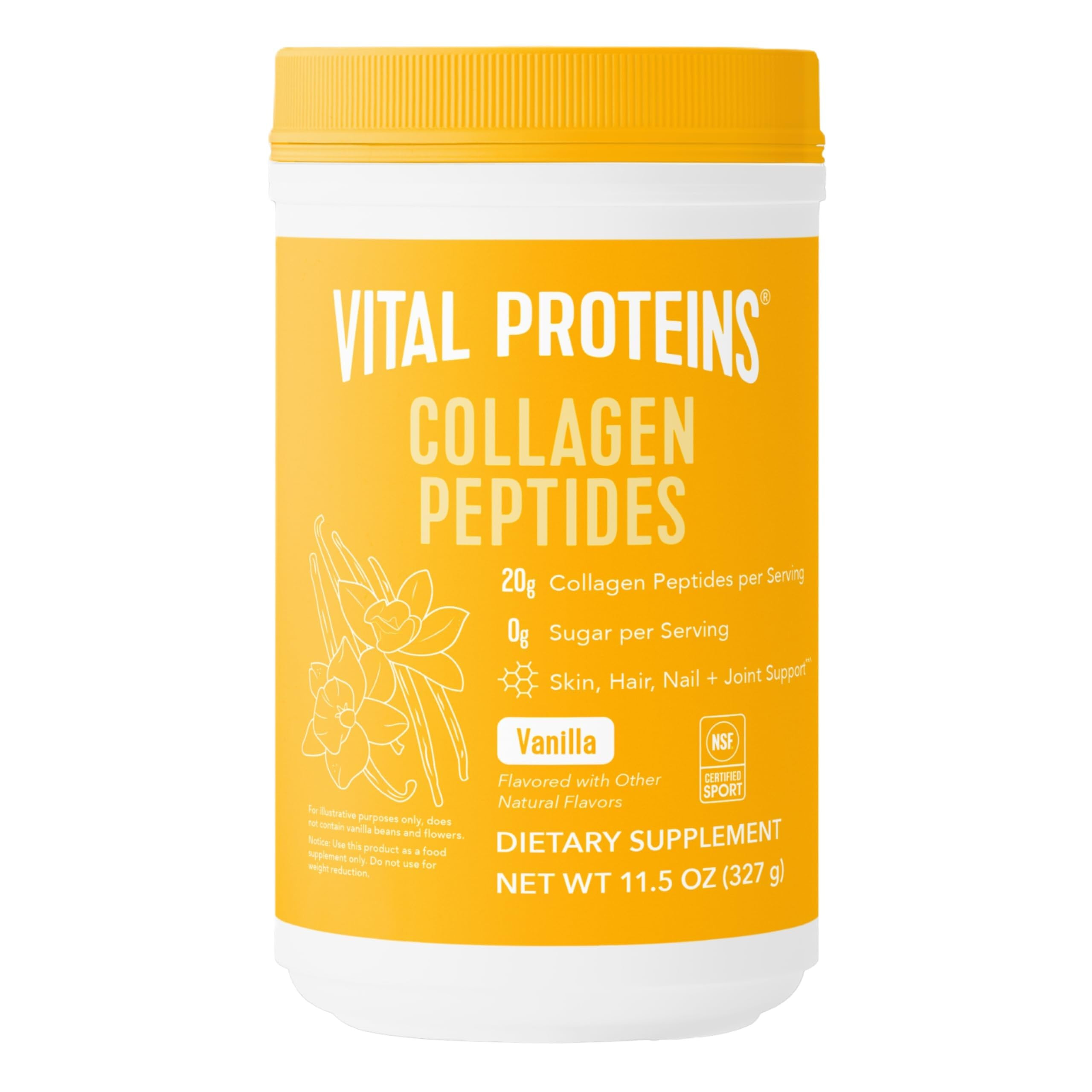 Vital Proteins Collagen Peptides Powder Vanilla - Supports Hair, Skin, Nails, Bones, Joints, Powd... | Amazon (US)