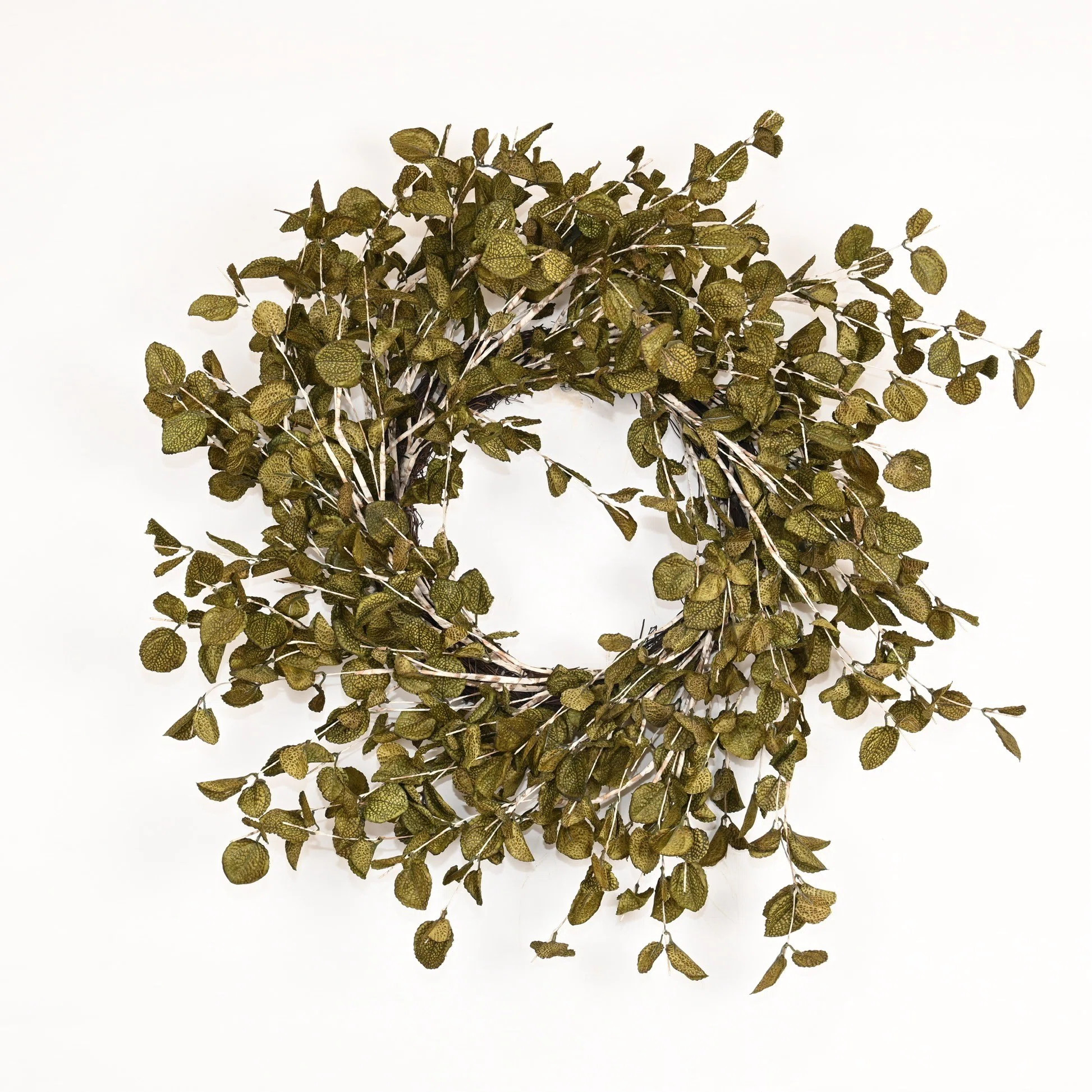 Handcrafted Faux Eucalyptus 24'' Wreath | Wayfair North America