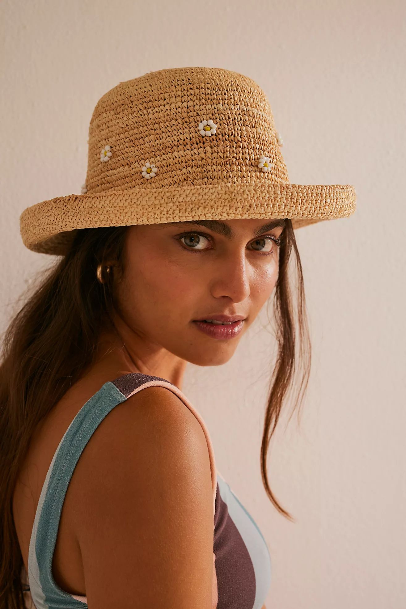Daisy Cruiser Straw Bucket Hat | Free People (Global - UK&FR Excluded)