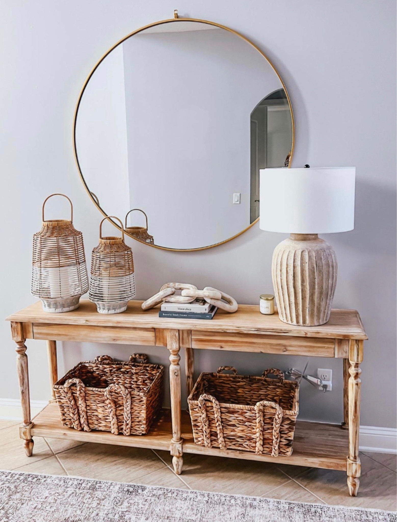 Our Florida house entryway table! #wayday 

Lee Anne Benjamin 🤍

#LTKhome #LTKsalealert #LTKunder100