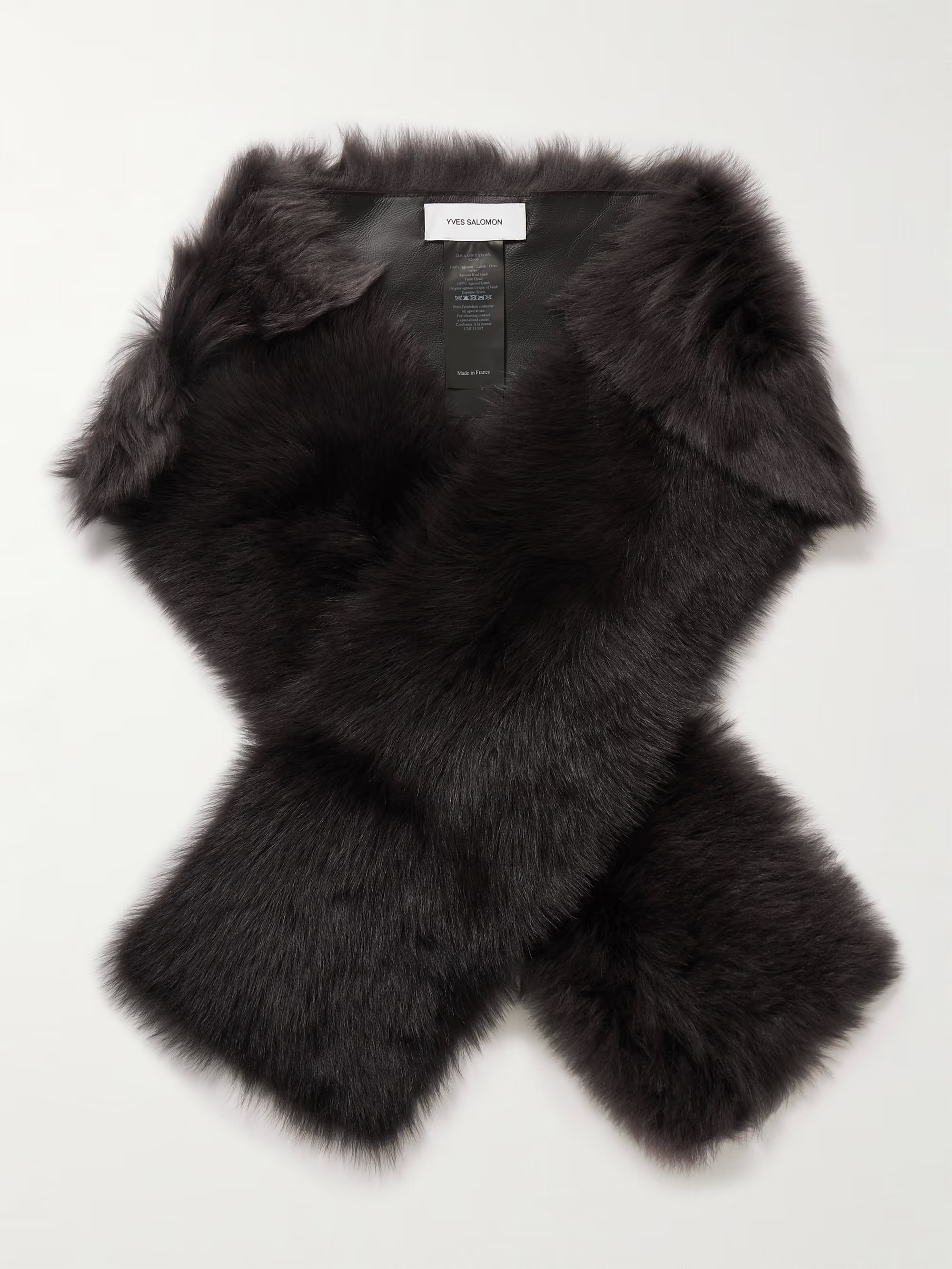Shearling scarf | NET-A-PORTER (US)