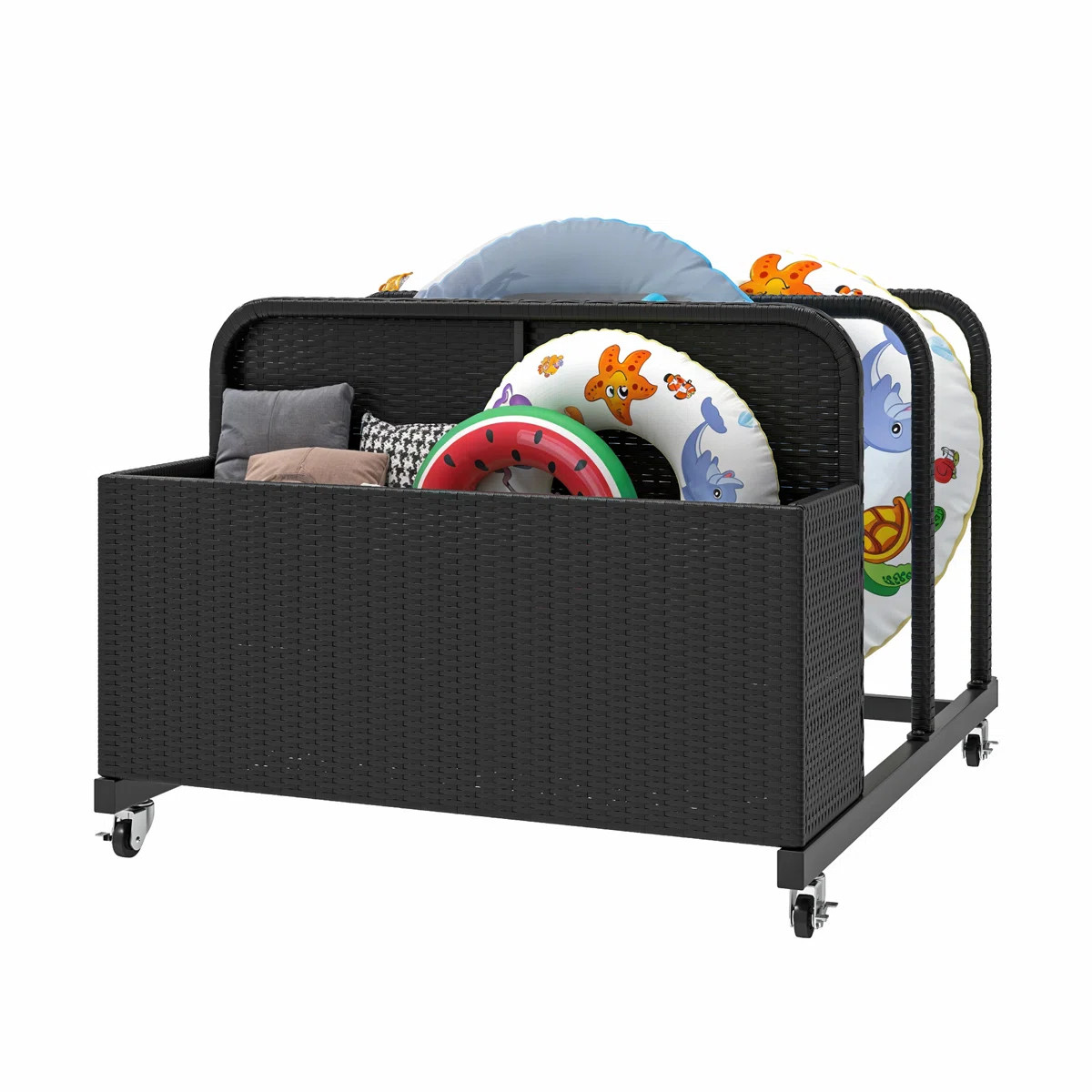 YITAHOME YITA Poolside Wicker Deck Box & Reviews | Wayfair | Wayfair North America