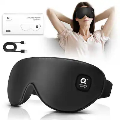 Arboleaf - Heated Eye Mask, Cordless Warm Compress for Dry Eyes, Temp Control, Light Blocking, Tr... | Best Buy U.S.