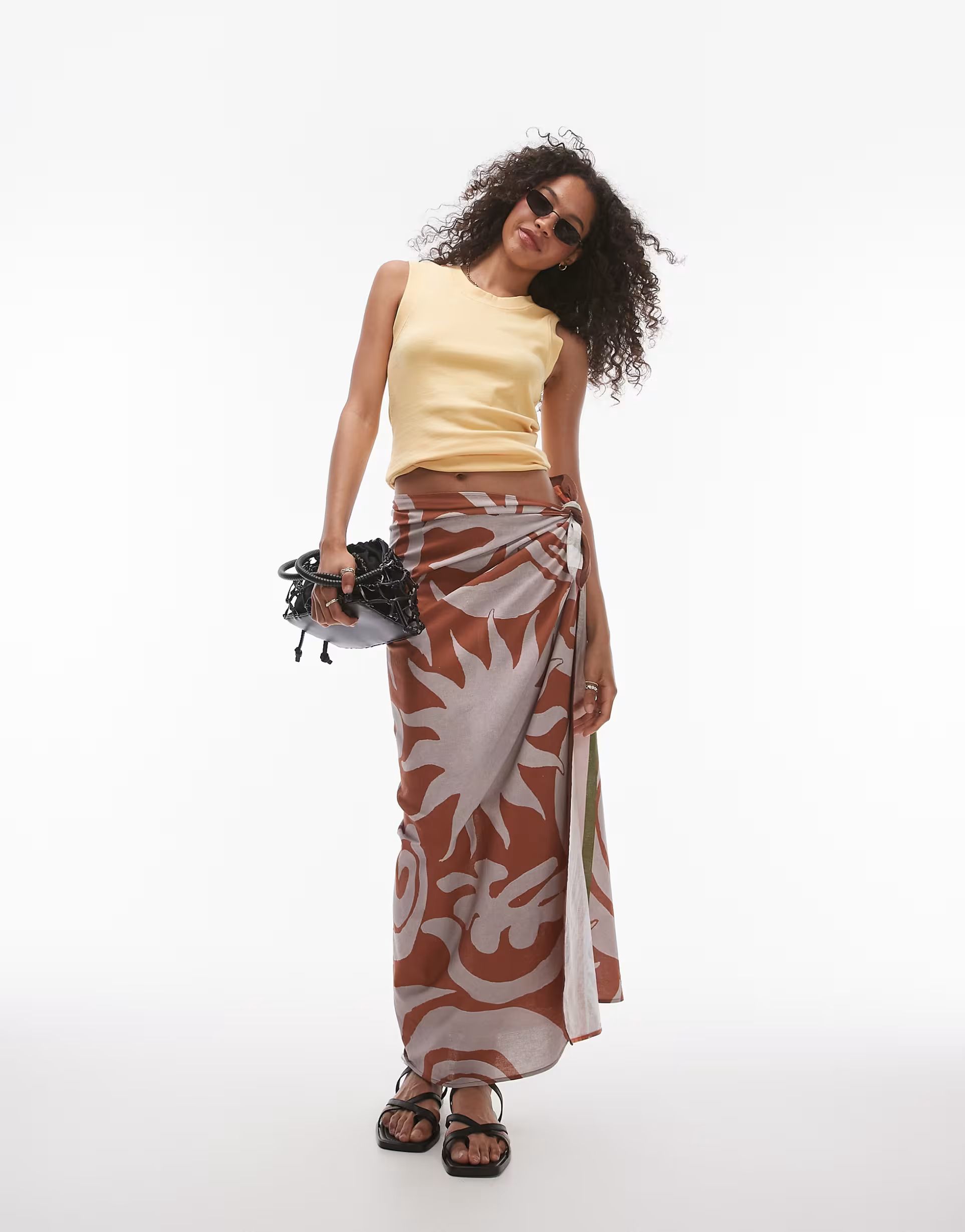 Topshop sarong in celestial sun print | ASOS (Global)