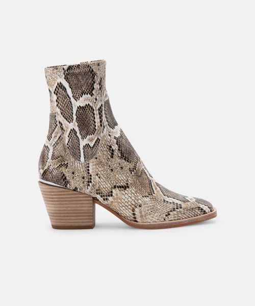 SID BOOTIES IN DESERT SNAKE | DolceVita.com