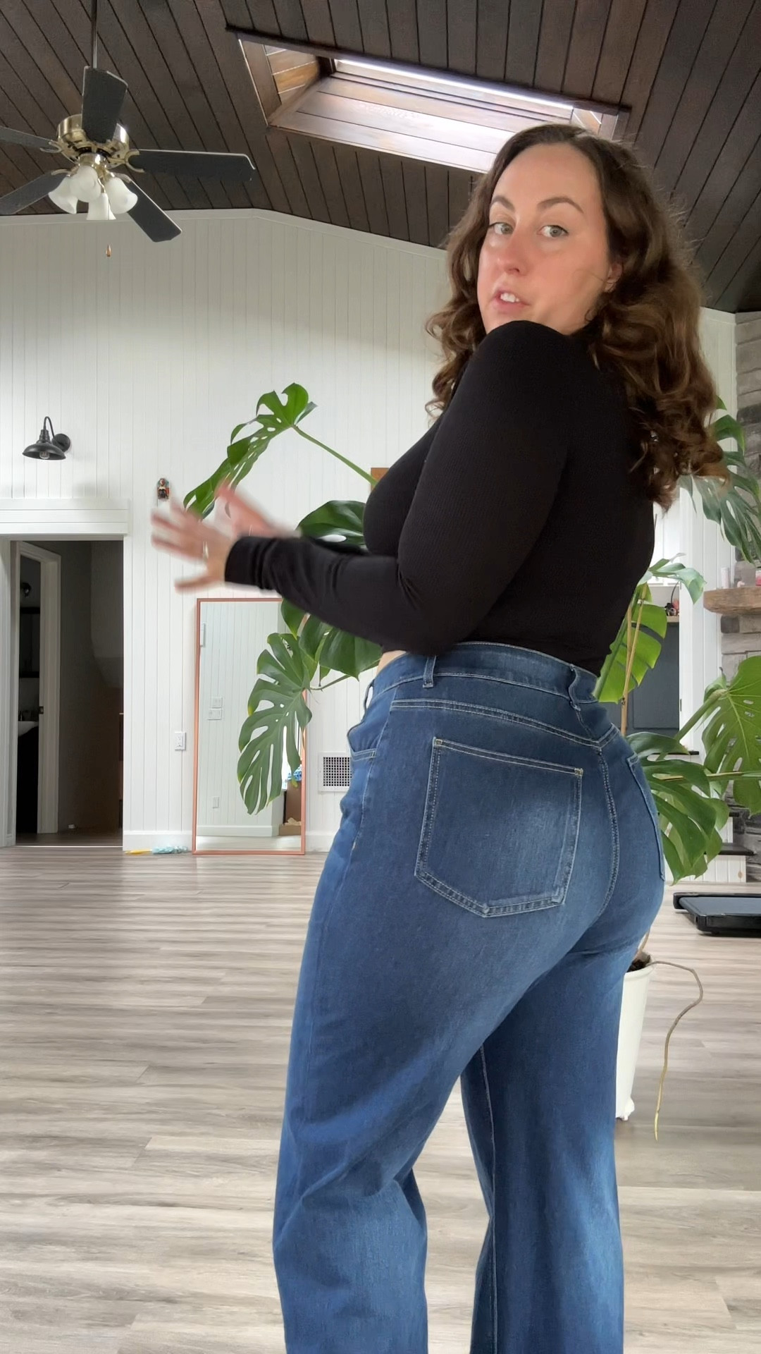 Time for a Halara try on haul! Halara sent me a few of their new arrivals including a bunch of their Flex Denim pieces. As a curvy woman with larger hips, thighs, and bum, I have a horrendous time buying pants and skirts from most retailers. They always gap at the waist and fit too tight across the hips and legs. Halara makes jeans with built in stretch that feel like lounge pants despite looking like standard denim! I also love their skirts and dresses - if you haven’t tried them yet, I recommend giving it a try! Perfect for curvy midsized women! 

#LTKVideo #LTKCyberWeek #LTKMidsize