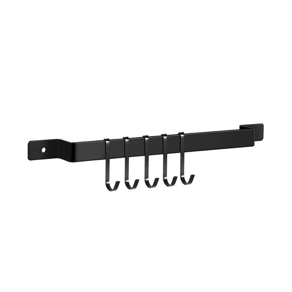Kitchen Rail With Hooks, Kitchen Utensil Rack for Cooking, Hanging Utensils Holder, Wall Mounted Ute | Amazon (US)
