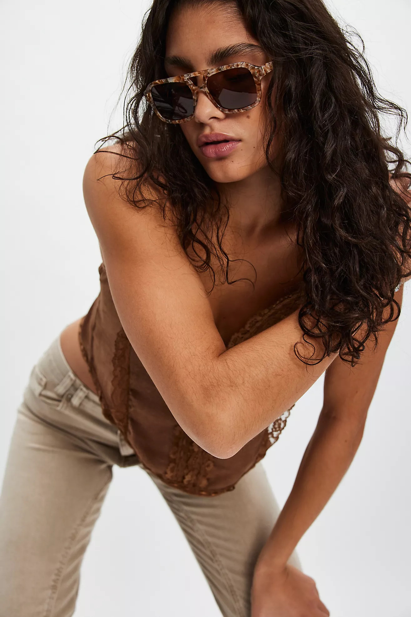 Royal Polarized Aviator Sunglasses | Free People (Global - UK&FR Excluded)