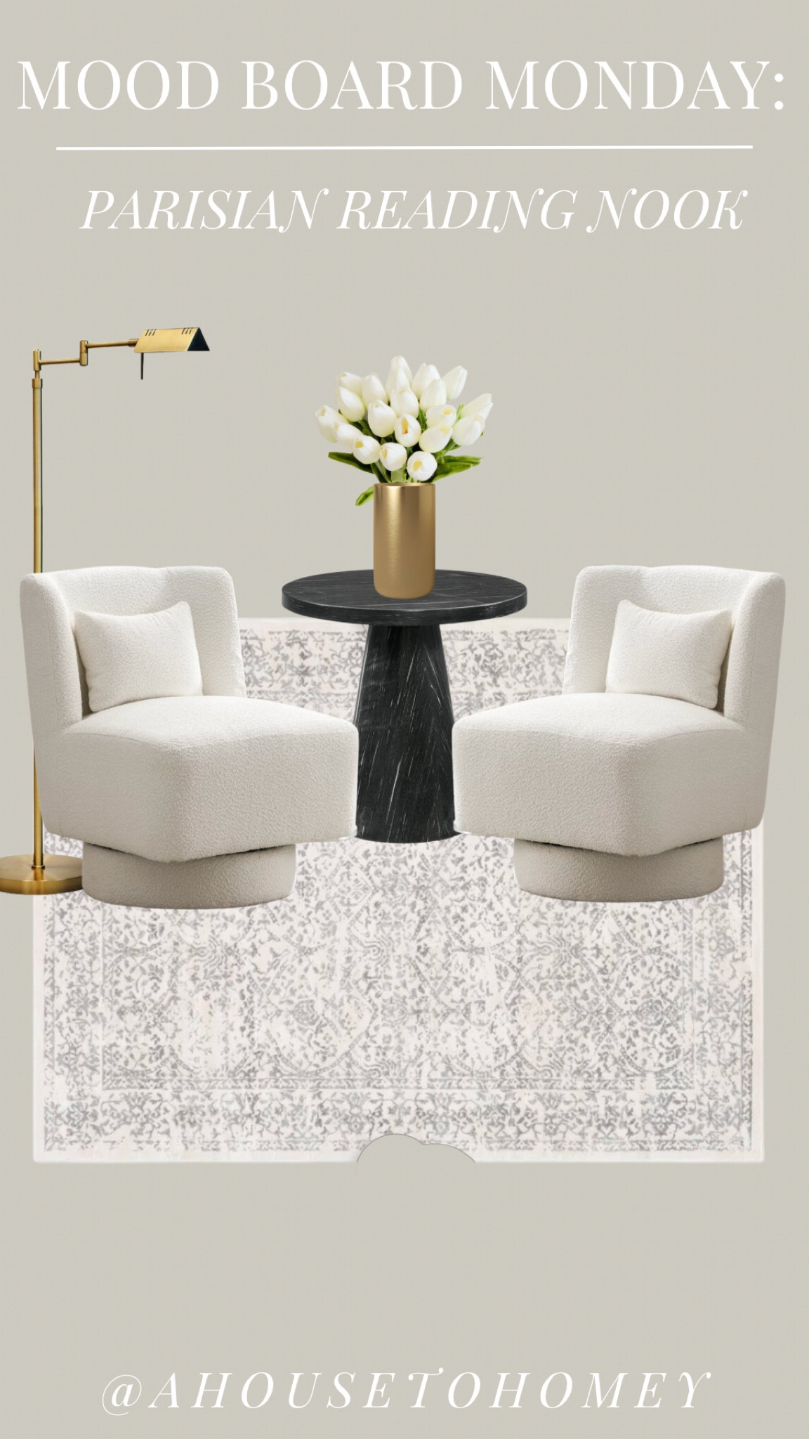 Mood Board Monday: Parisian Reading Nook 

#LTKhome