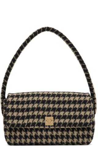 Black & Beige Nico Top Handle Bag | SSENSE