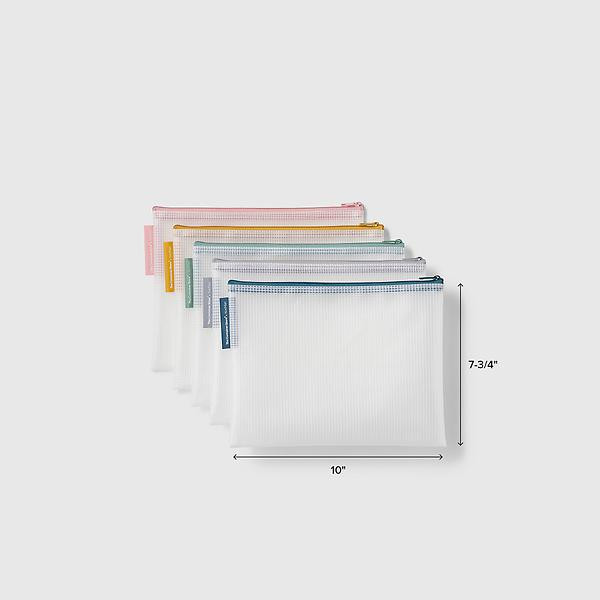 Marie Kondo Kawaii Letter-Size Pouch Set Assorted Pkg/5 | The Container Store