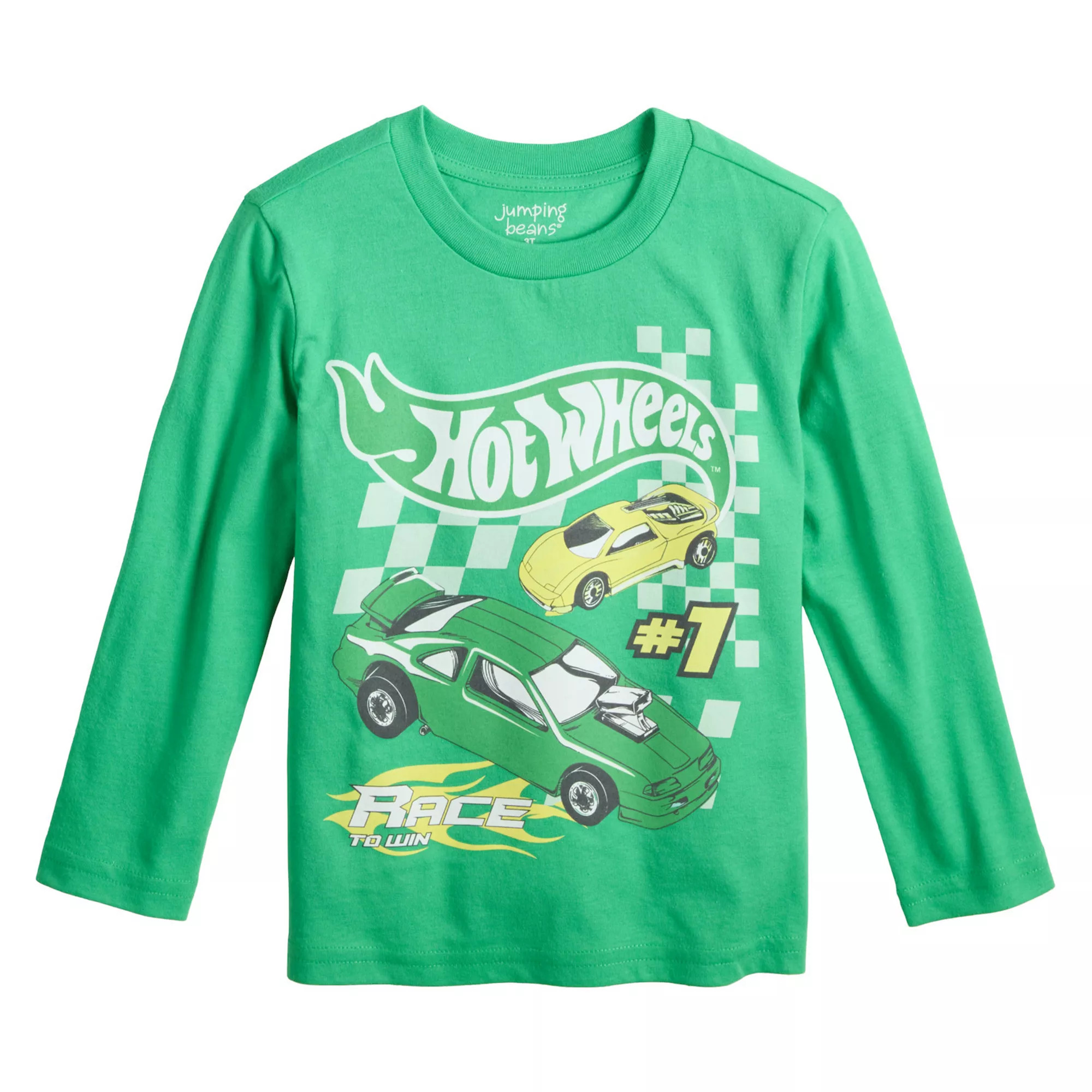 Baby & Toddler Boy Jumping Beans® Mattel Hot Wheels Race to Win Graphic Long Sleeve Tee | Kohl's