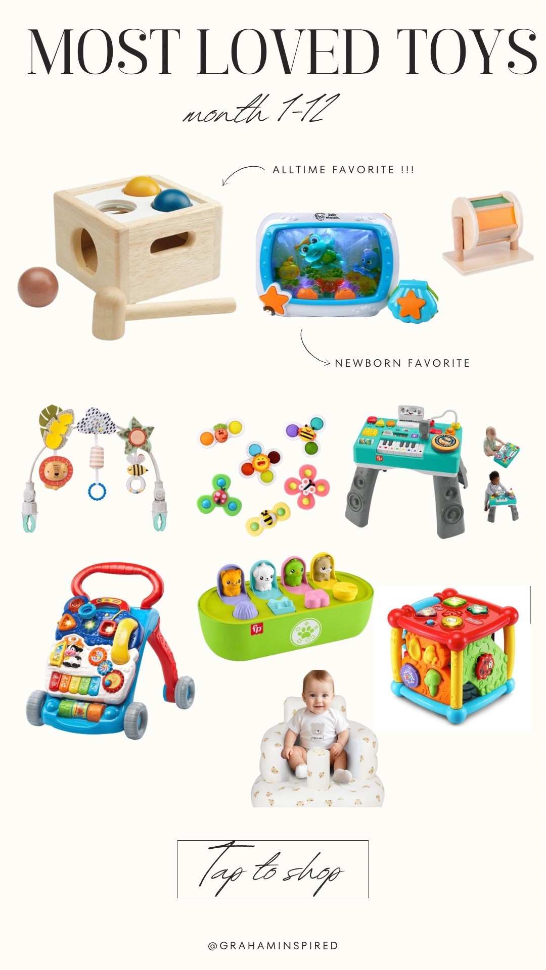 Most used toys from newborn to 1 years old 

#LTKFindsUnder100 #LTKBaby #LTKGiftGuide
