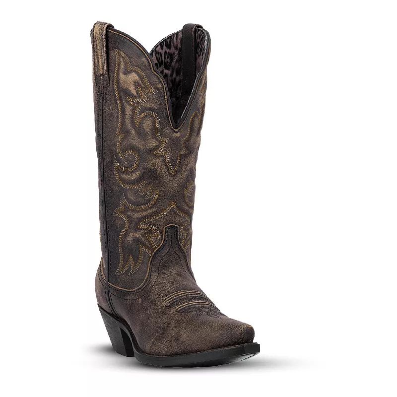 Laredo Vanessa Women's Wide Calf Cowboy Boots, Size: 7, Black | Kohl's