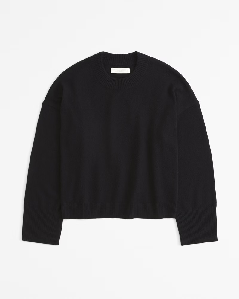 Women's Cashmere Crew Sweater | Women's Tops | Abercrombie.com | Abercrombie & Fitch (US)
