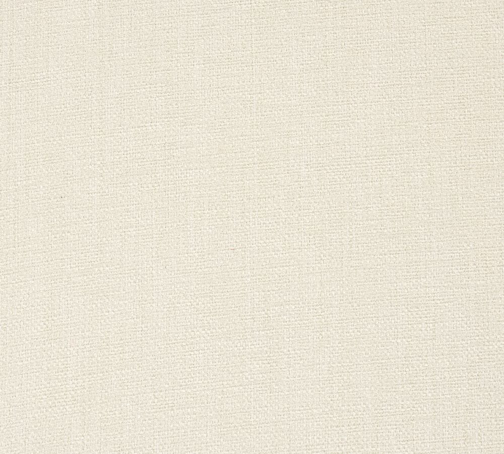 Layton Upholstered Sleigh Bed, King, Performance Textured Chenille White | Pottery Barn (US)