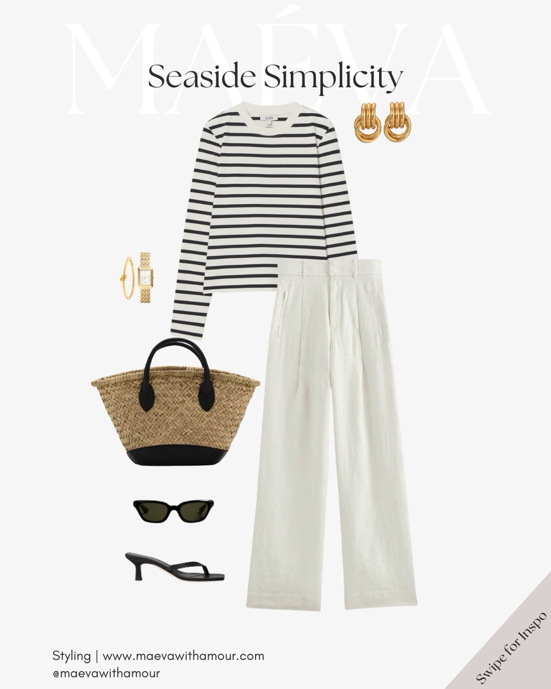 A striped top, linen trousers, and a few favorite accessories 🤍 easy, elevated, and perfect for those relaxed coastal days! It’s the kind of look I reach for when I want to feel polished without trying too hard ✨

❤️ Adore this look? Comment SHOP to receive a DM with the link or head to the link in bio to shop the looks & more!

👉 Save & Follow to discover French-inspired style and wardrobe tips, designed to elevate your everyday fashion!

With Amour, M.

#frenchstyle #springfashion #capsulewardrobe #chicandminimal #everydaystyle #styleinspo #ootd #frenchriviera #coastalstyle #elevatedstyle

#LTKTravel #LTKStyleTip #LTKSeasonal
