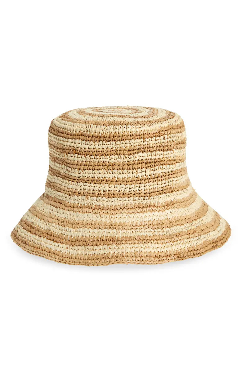 LSPACE Isadora Straw Bucket Hat | Nordstrom | Nordstrom