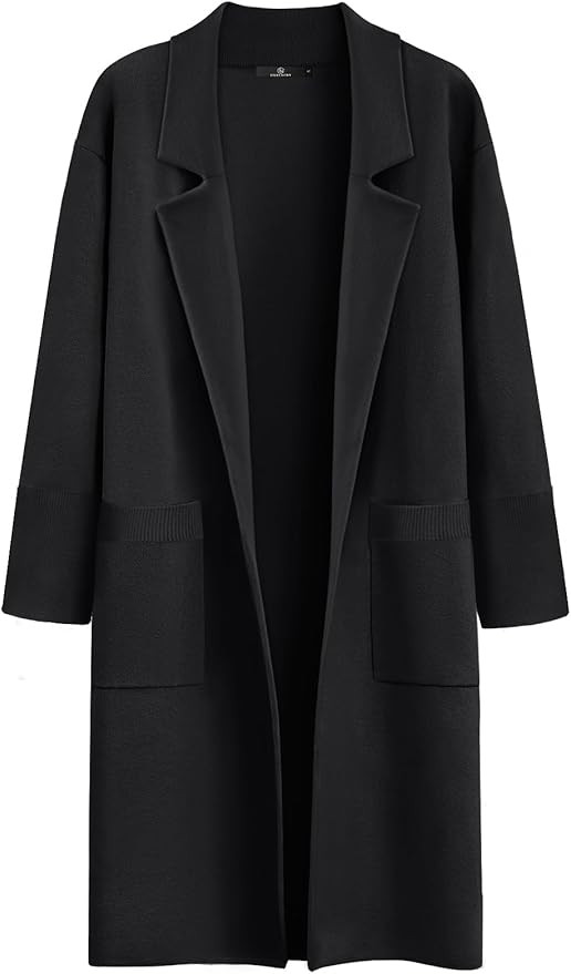 LILLUSORY Women's Long Dressy Cardigan Sweaters Fall Oversized Coatigan Jackets 2024 Knit Busines... | Amazon (US)