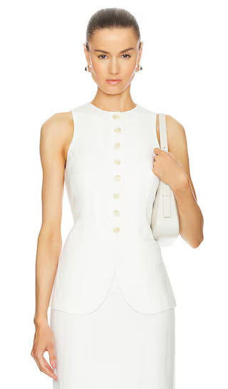 L'Academie by Marianna Leala Vest in Ivory. - size S | Revolve Clothing (Global)