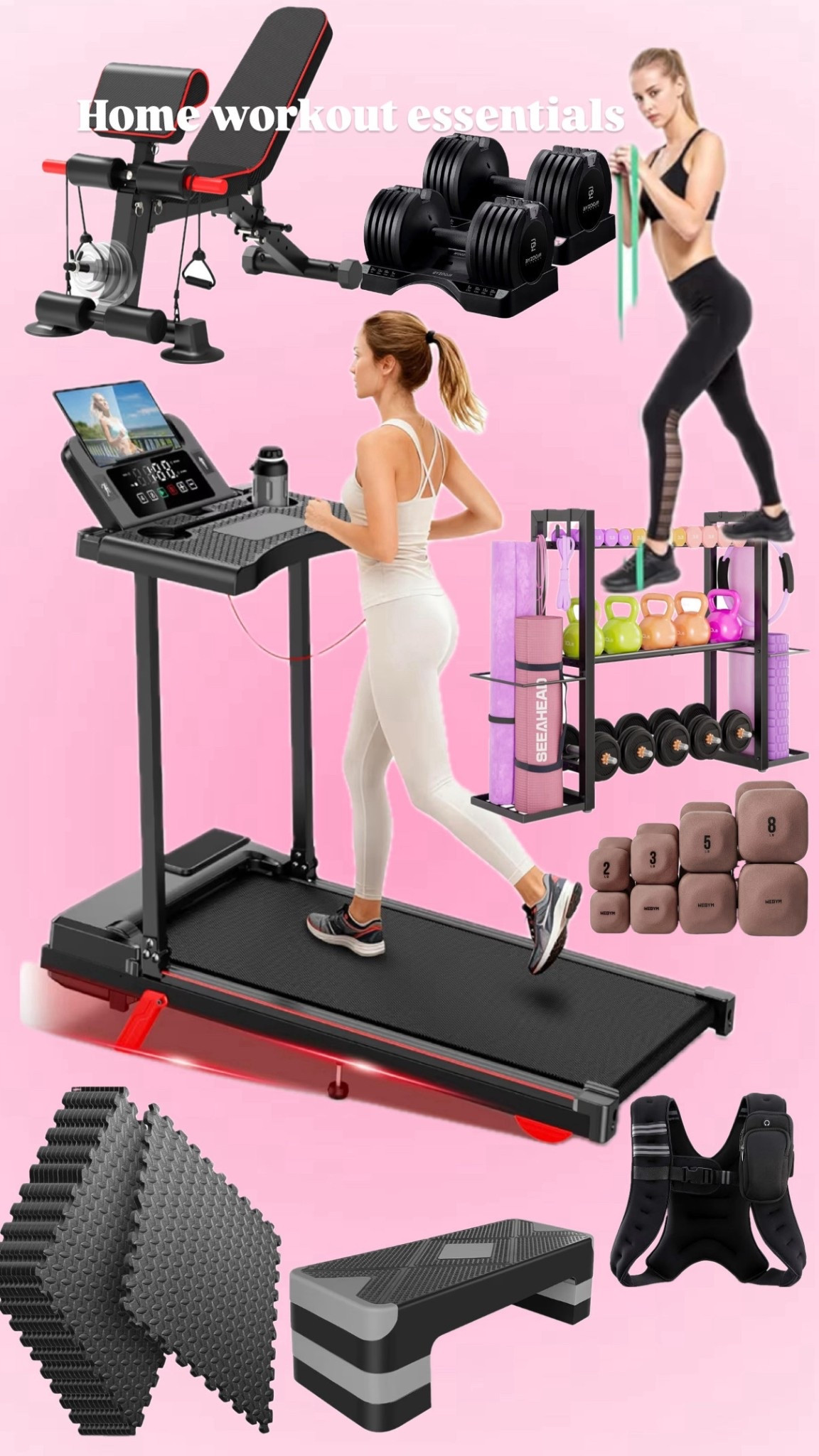 Self proclaimed home workout Queen...these are the equipment I use in my weekly routines. 

#LTKActive #LTKmorningroutine #LTKselfcare