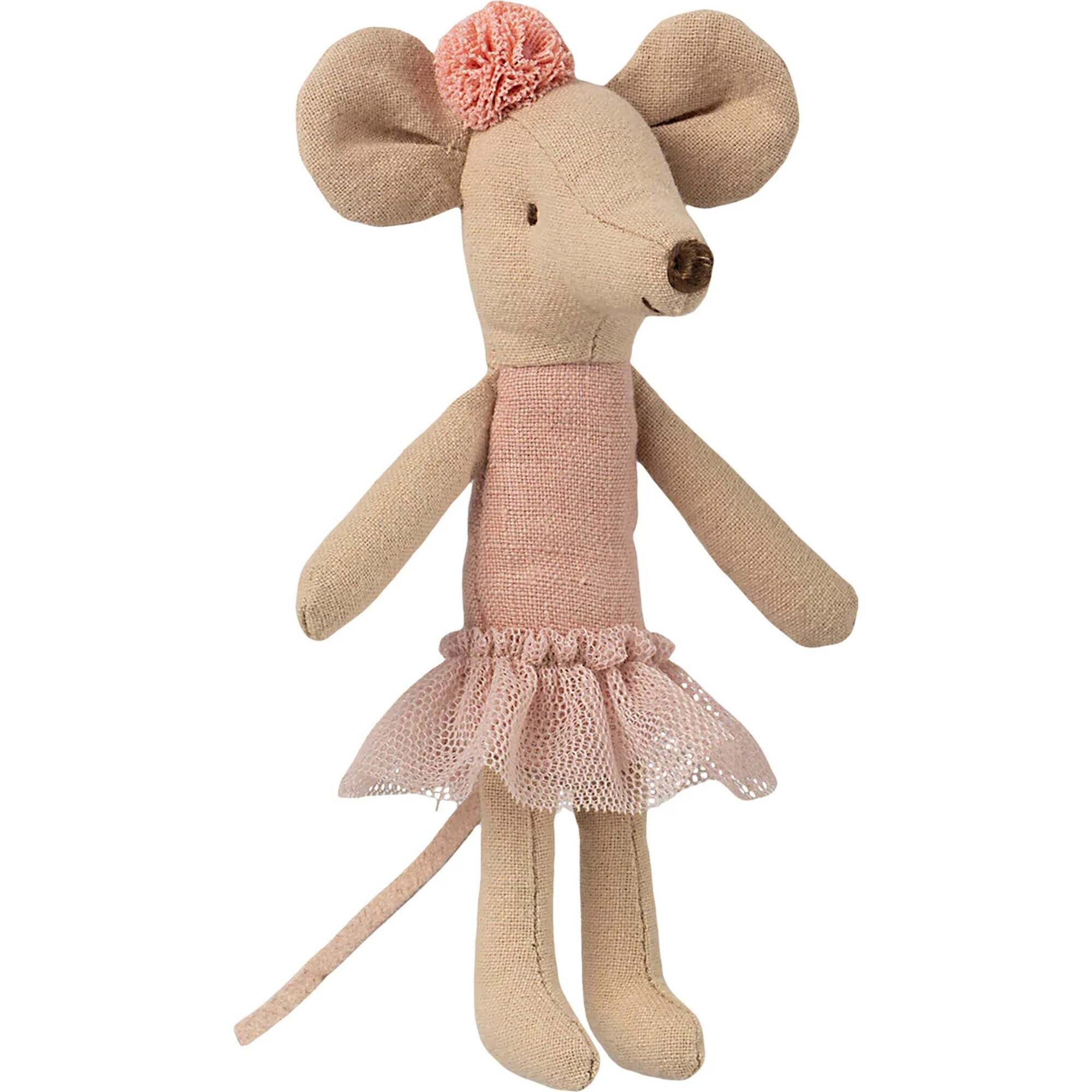 Big Sister Ballerina Mouse, Beige/Pink | Maisonette