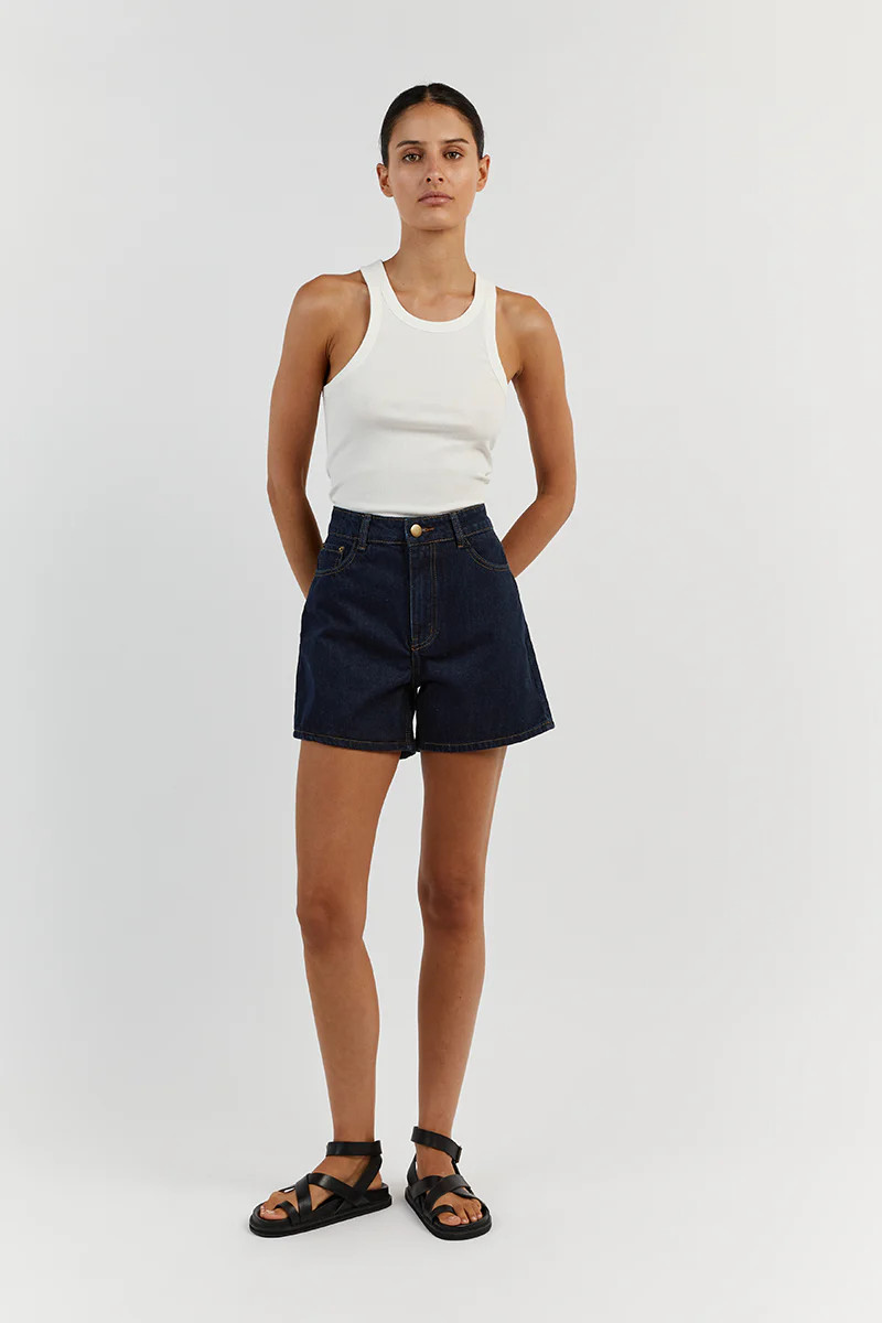 PIPER INDIGO DENIM SHORT | DISSH