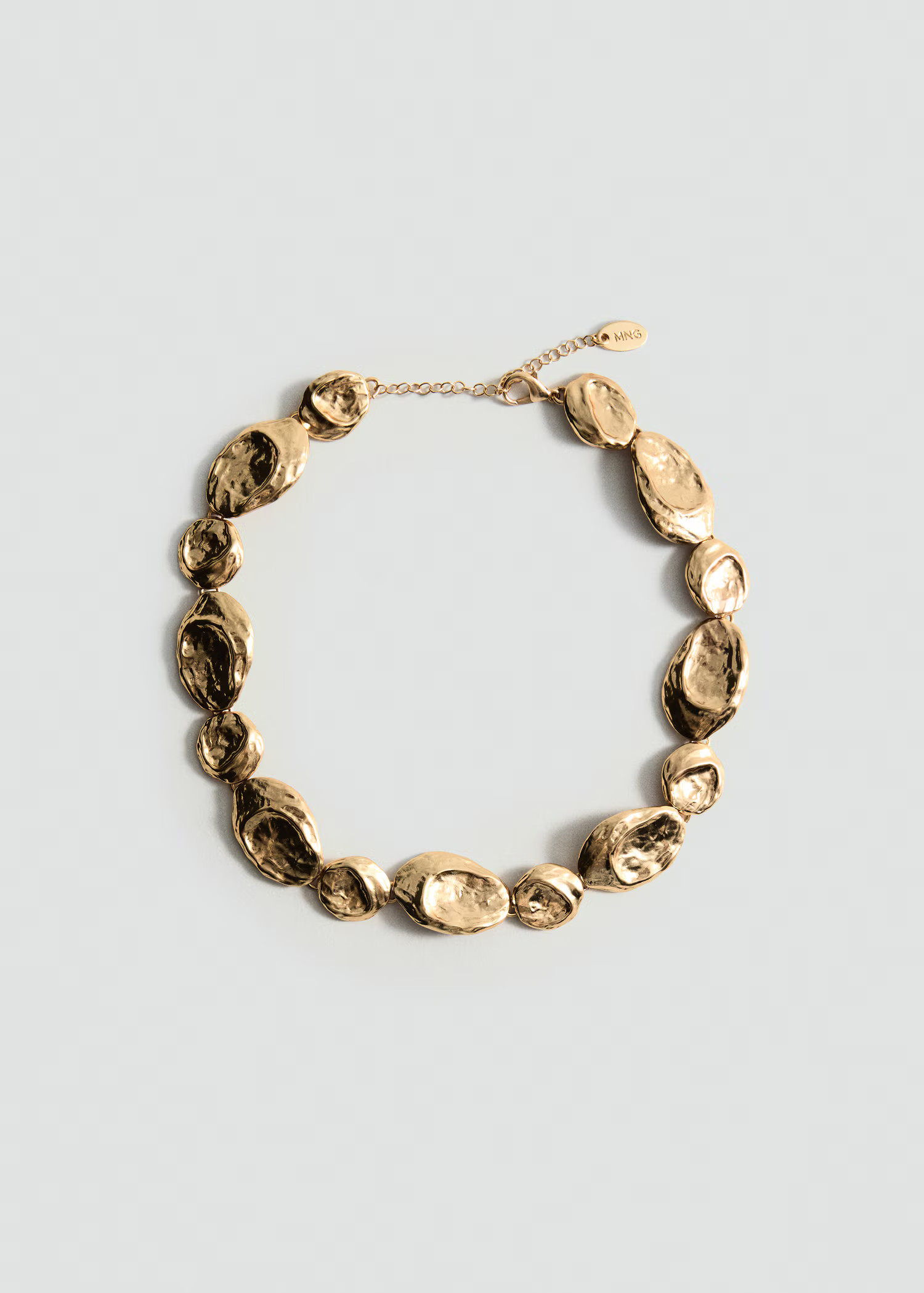 Textured coin necklace - Women | MANGO United Kingdom | MANGO (UK)