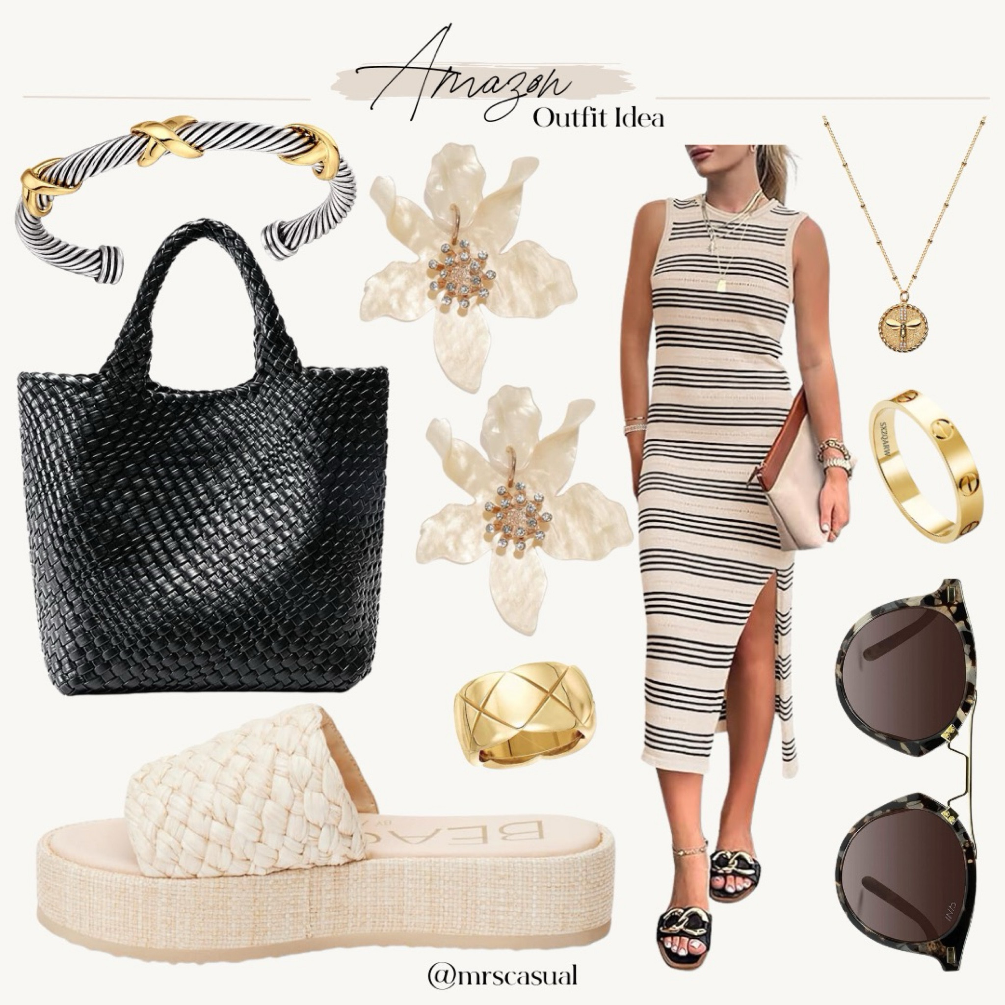 Super cute striped dress for summer! Amazon find spring summer outfit 

#LTKSeasonal #LTKstyletip #LTKfindsunder50