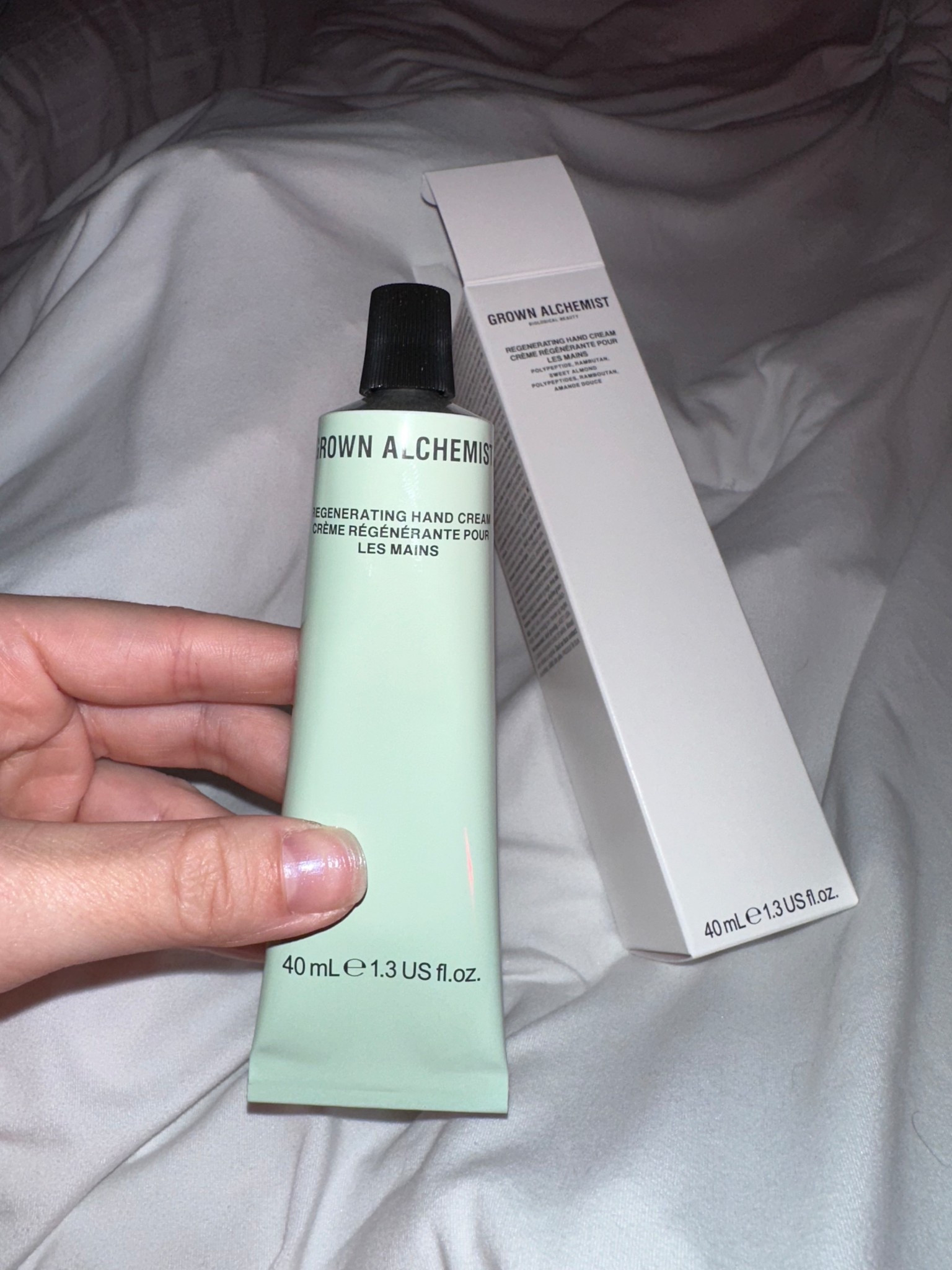 Restorative Hand Cream by Grown Alchemist 🌱

Polypeptides to help slow aging signs on your hands  

#LTKTravel #LTKFindsUnder50 #LTKBeauty