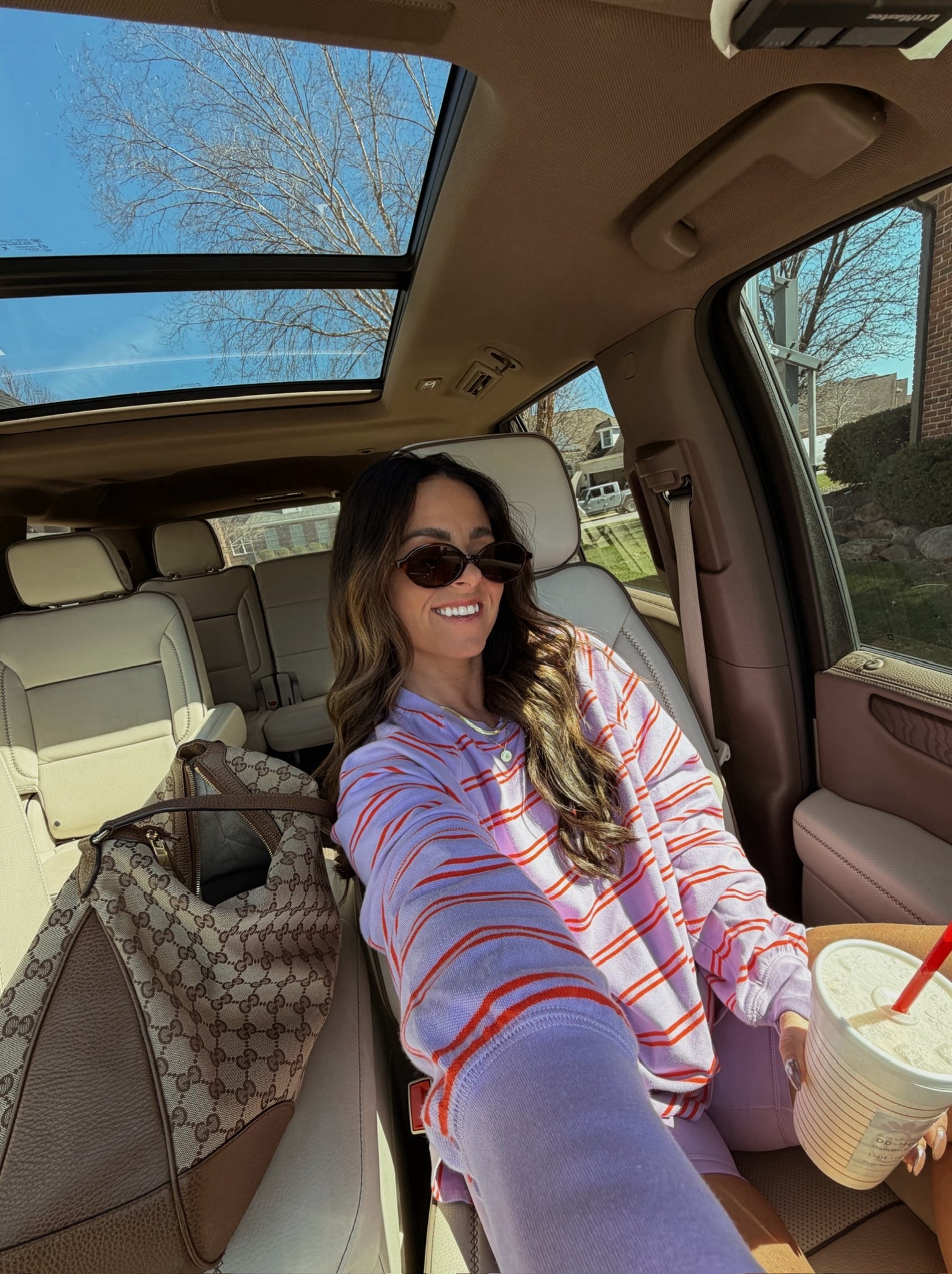 New spring arrivals at Aerie 💜 loving the purple stripe long sleeve with biker shorts 

#LTKSeasonal #LTKActive #LTKootd