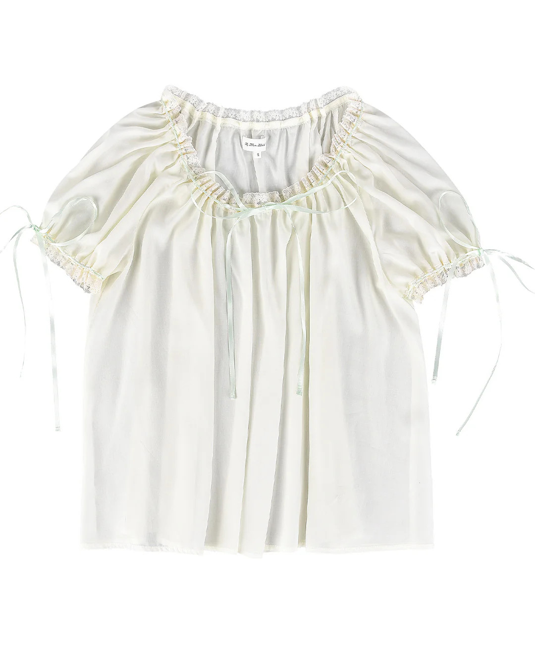 Tops: Aurelie Blouse - Vintage White - My mum made it | My Mum Made It