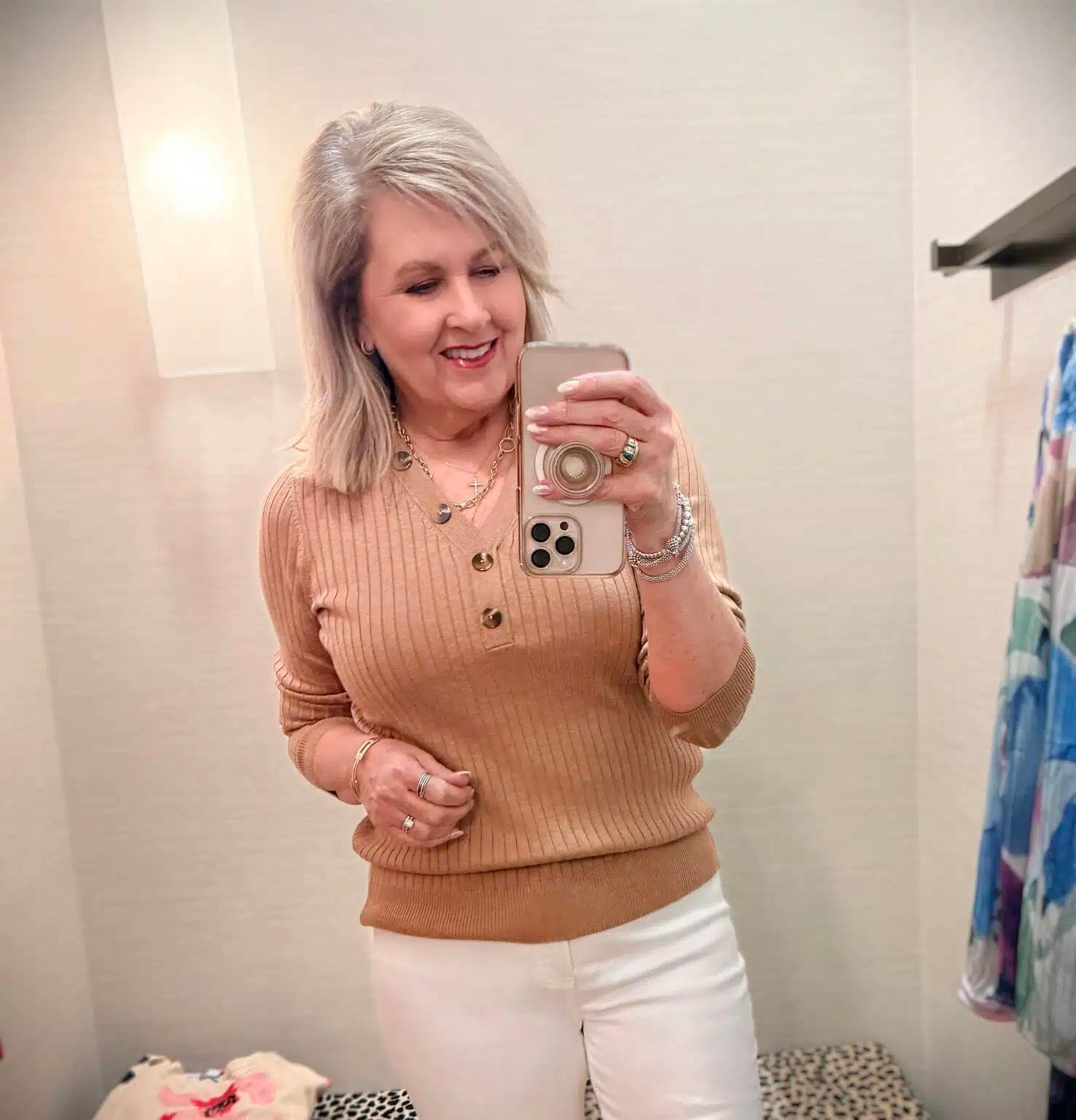 Another great top from my Chico’s try on haul! I am wearing a size 1 in this ribbed Henley sweater. 

#LTKgrwm #LTKWorkwear #LTKootd