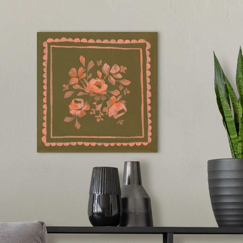 Folk Floral No. 4 Wall Art | Great Big Canvas - Dynamic
