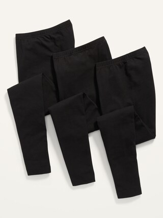 High-Waisted Jersey Leggings 3-Pack for Women | Old Navy (US)