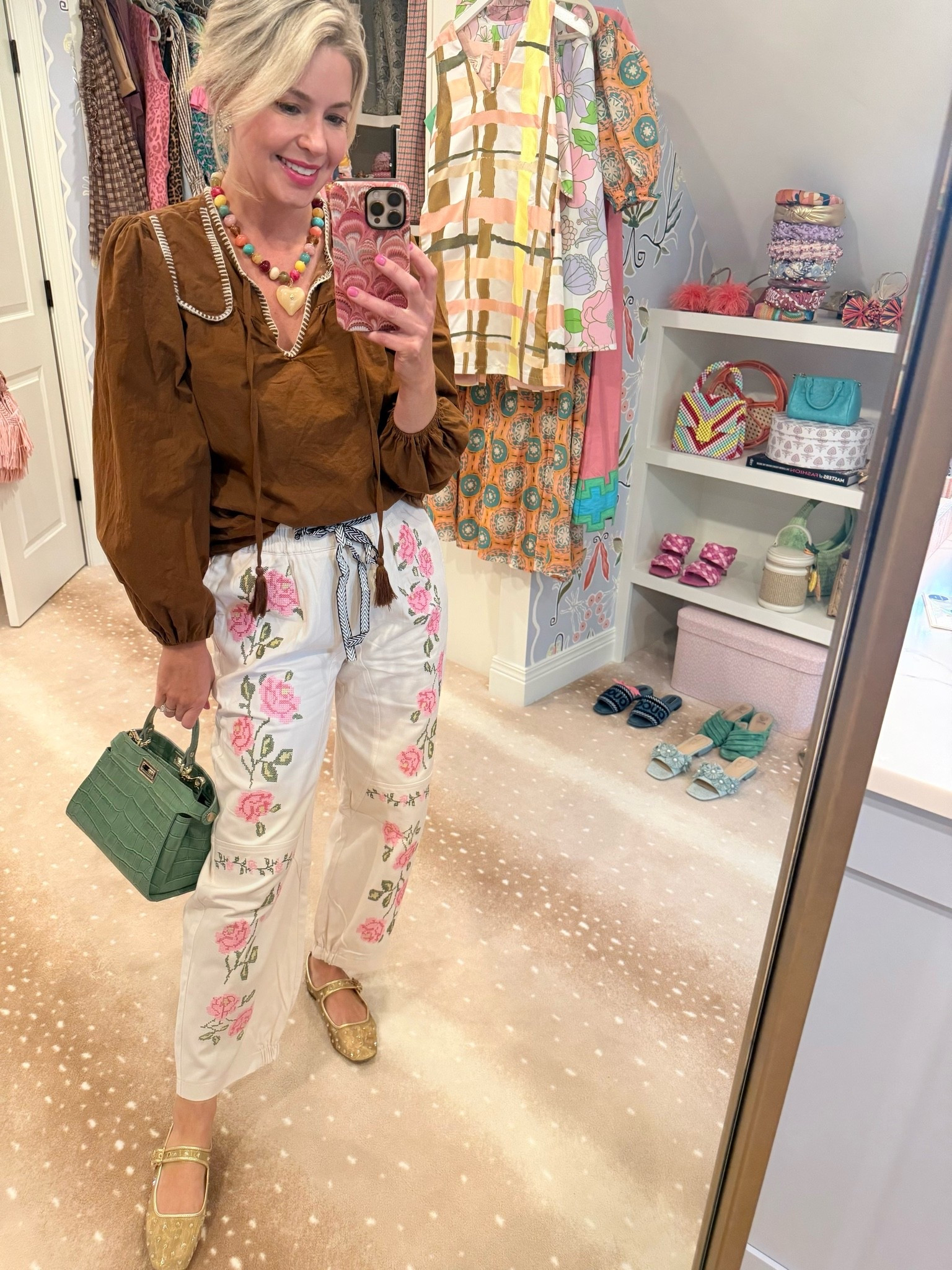 You NEED this embroidery pants in your wardrobe!!! Amazon amazing find! TTS. 
Elastic waistband. Details are so good! 👏🏻

#LTKdayinmylife #LTKootd #LTKOver40