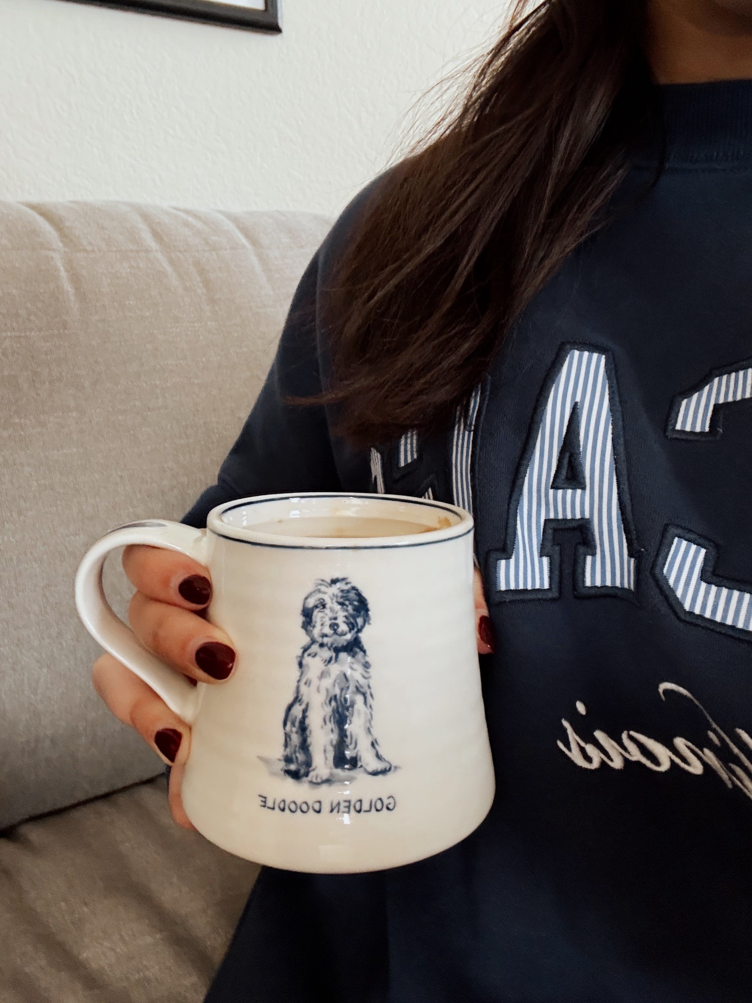 to my goldendoodle owners — this mug is a NEED 🤎🐾☕️

& there are a ton of other breeds! Anthro always has the best drinkware!

#LTKHome