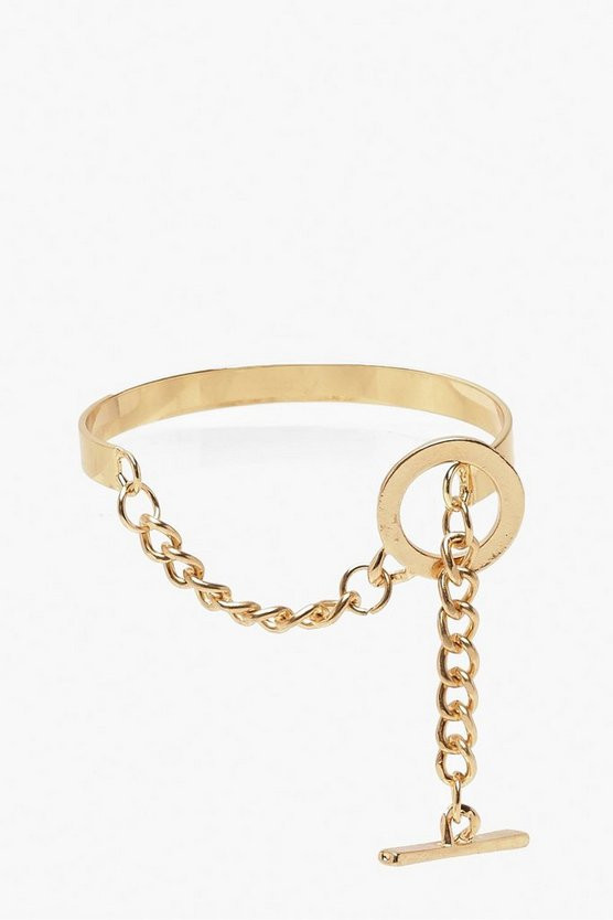 Hook & Bar Bangle | Boohoo.com (US & CA)