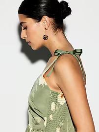 The Occasion by Old Navy Fit & Flare Taffeta Mini Dress | Old Navy (US)