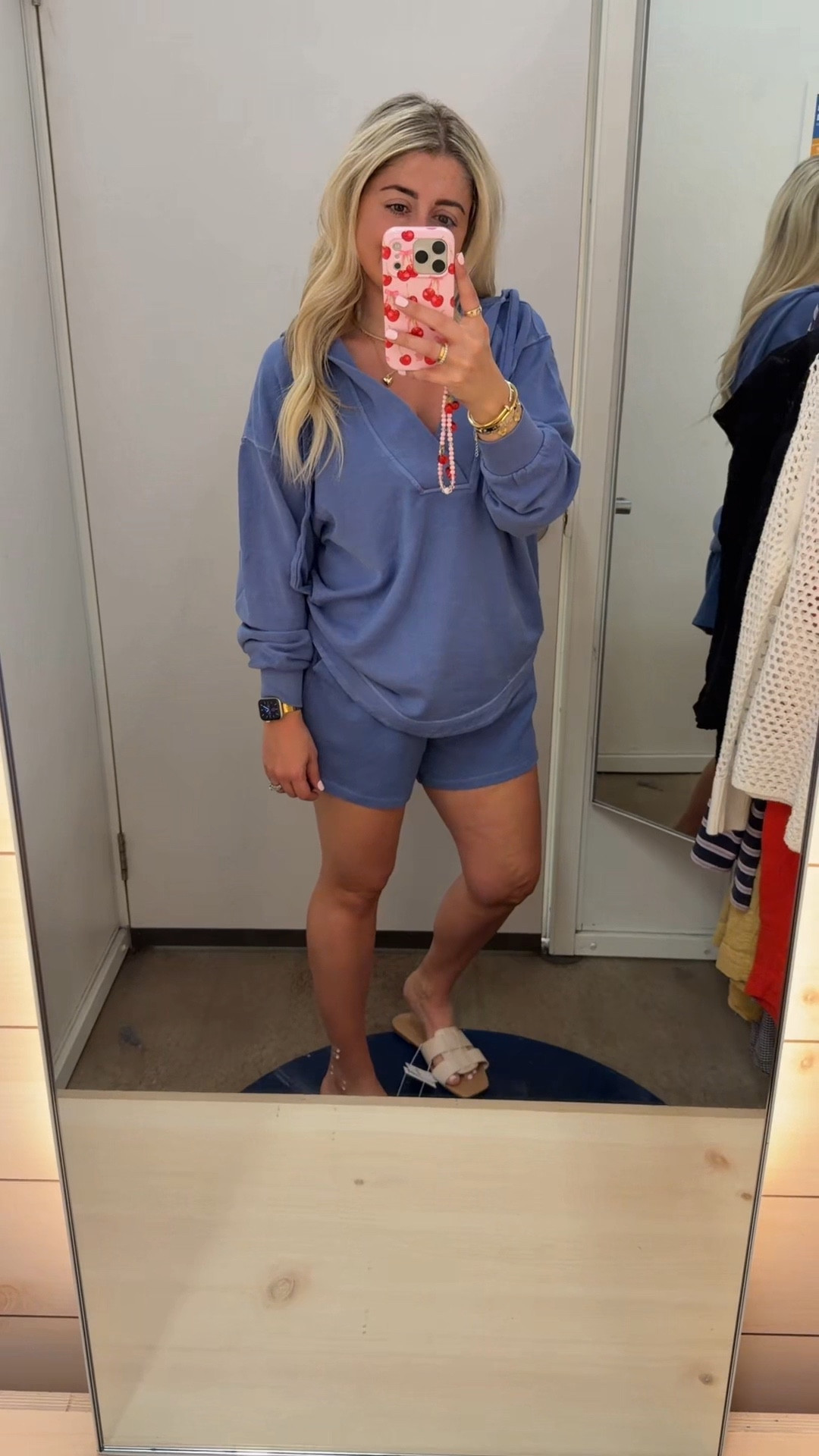 Such a cute set and love the colors it comes in! On sale
Size xs
Sandals tts
Vacation 
Spring 
Resort wear 