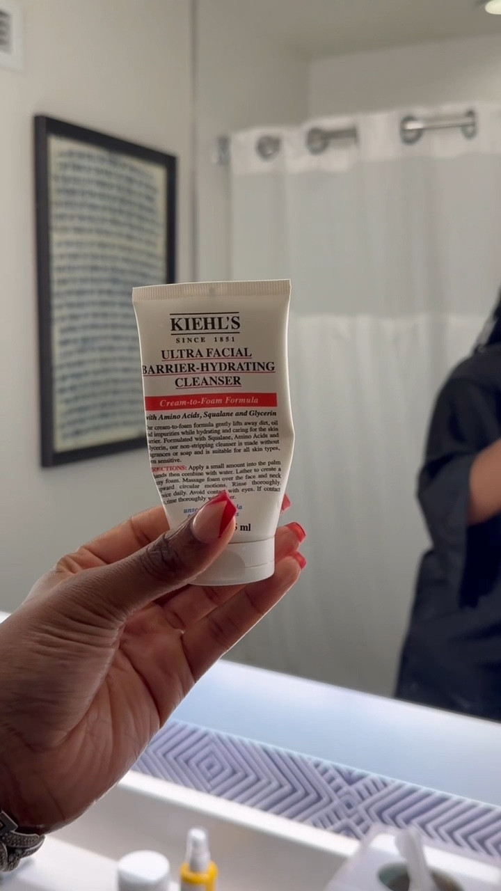 Dry skin?! Don’t know her 💅🏽 black girl approved during black history month. I feel rejuvenated & moisturized on my layover #skincare #kiehls 

#LTKmorningroutine #LTKselfcare #LTKBeauty