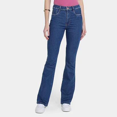 Calça Jeans Flare Sawary Super Lipo Feminina - Feminino | Zattini (BR)