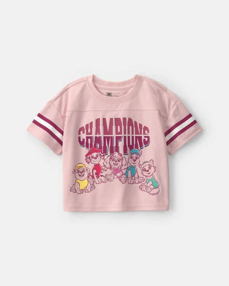 Toddler Girl Paw Patrol® Short-Sleeve Jersey - Pink | Carter's | Carter's Inc