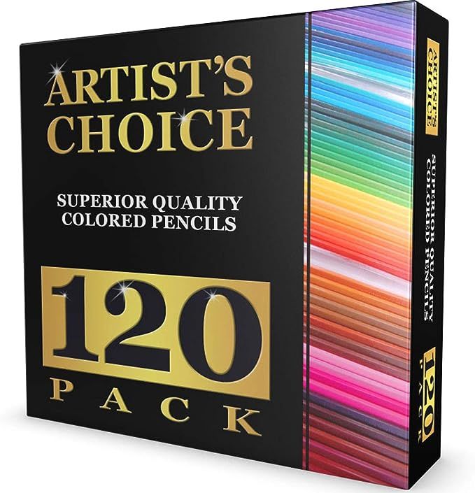 120 Colored Pencils (GIANT EXTRA LARGE SET) - 120 Unique Colors (NO DUPLICATES) - Premium Grade &... | Amazon (US)