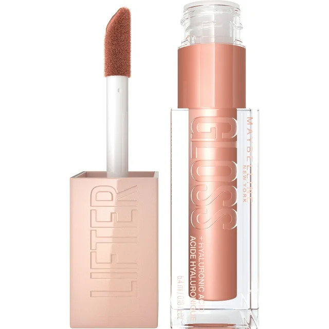 Maybelline Lifter Gloss Lip Gloss Makeup with Hyaluronic Acid, Stone | Walmart (US)