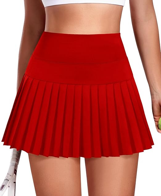 JoyGirl Pleated Tennis Skirt for Women with Shorts Athletic Golf Skort Workout Running Sports Ski... | Amazon (US)