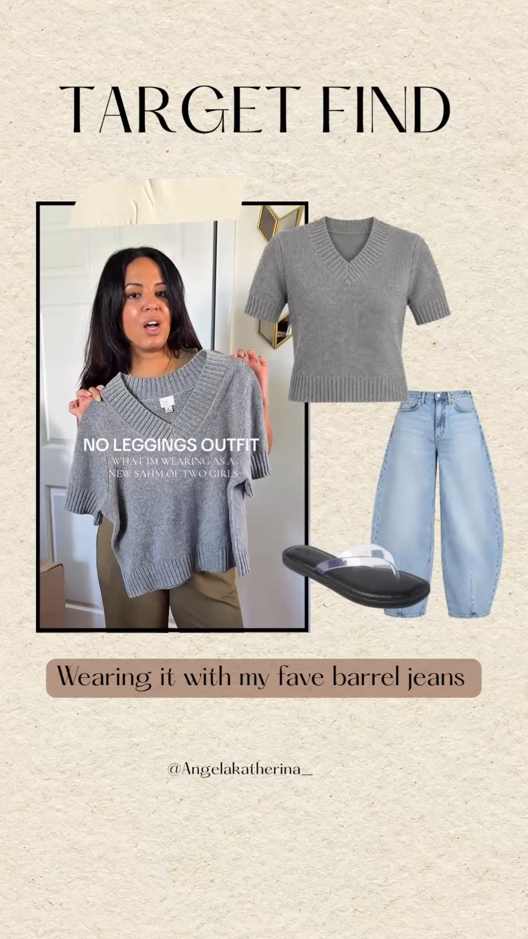 Target outfit! Sweater in medium and jeans in a size 6 

 #LTKgrwm #LTKootd #LTKmomlife