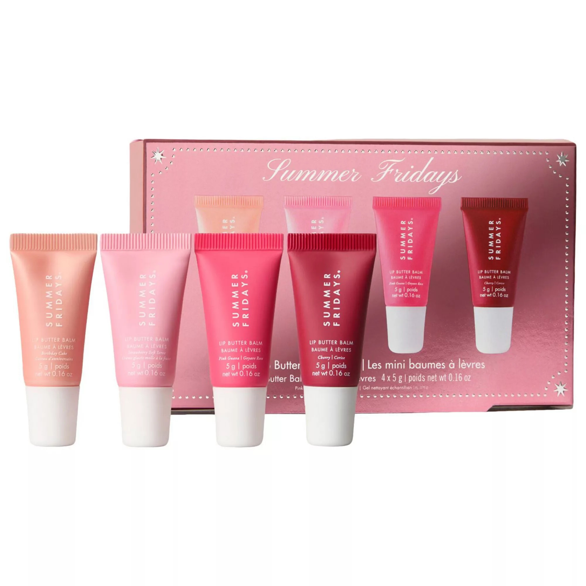 Summer Fridays The Lip Butter Balm Minis - Pink Set, None | Kohl's