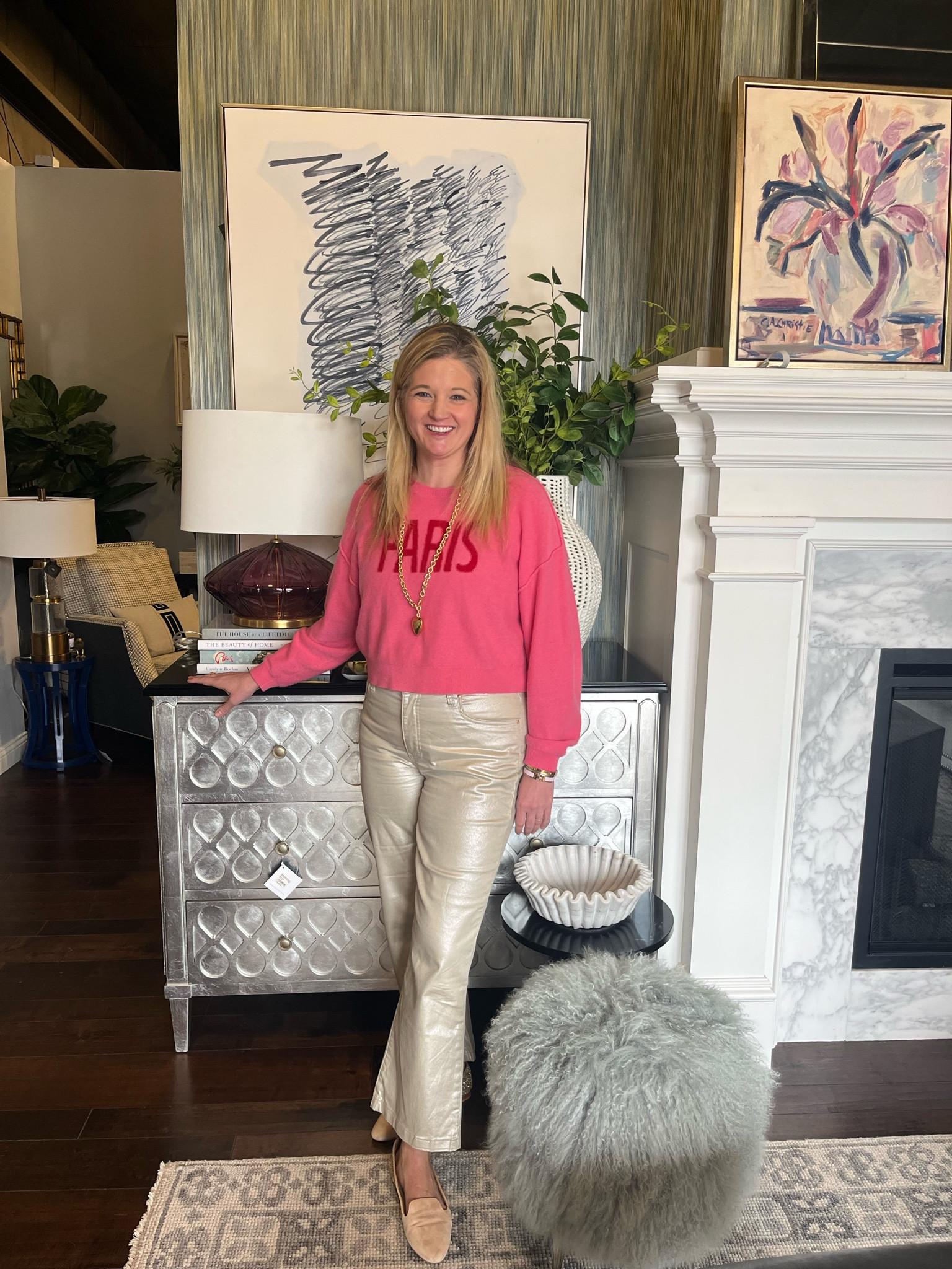 Valentines week office look!💗